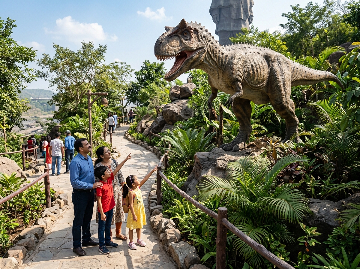 Dino Trail Statue of Unity Kevadia